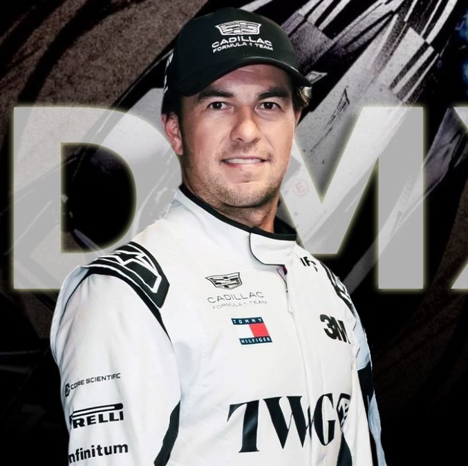 Sergio Pérez celebrará 300 Grandes Premios de F1 con Show Run en CDMX (X @Cadillac_F1)