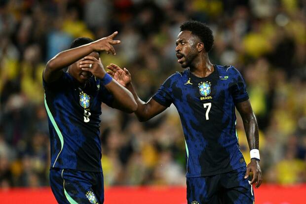 Vinicius fue clave en el triunfo. (Foto: EFE)