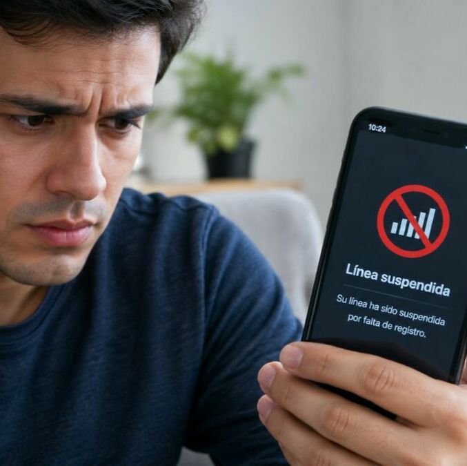 ¿Tu celular perderá el servicio? Esto ocurre con las líneas que no se registren el 30 de septiembre. (ChatGPT).