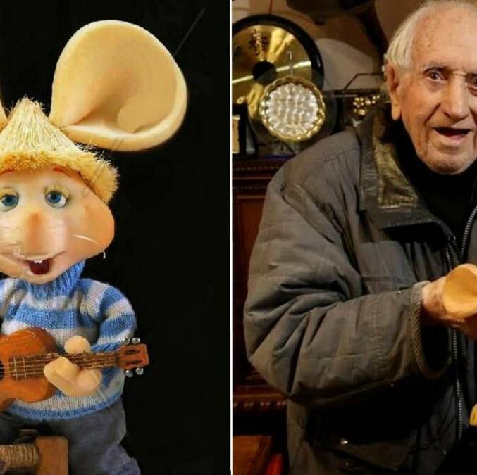 Peppino Mazullo, voz de Topo Gigio perdio la vida a los 100 años. FOTOS: Especiales