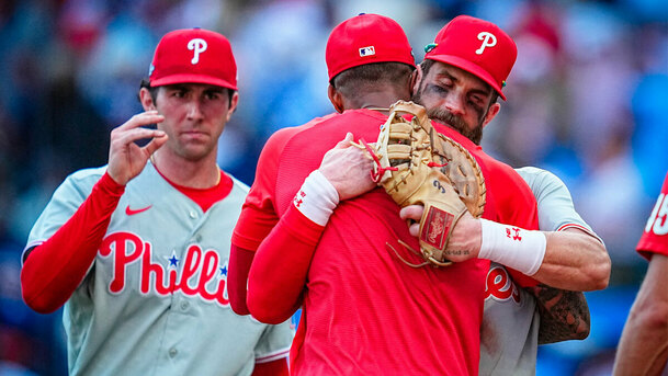 Los Phillies son el segundo equipo visitante que obliga a un Juego 3 en las Series de Comodines. (Foto: Phillies)