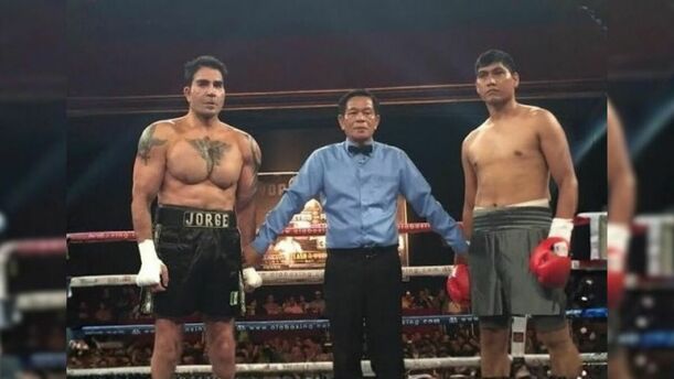 Así fue la victoria más polémica en el récord de Jorge Kahwagi como boxeador. (Especial)