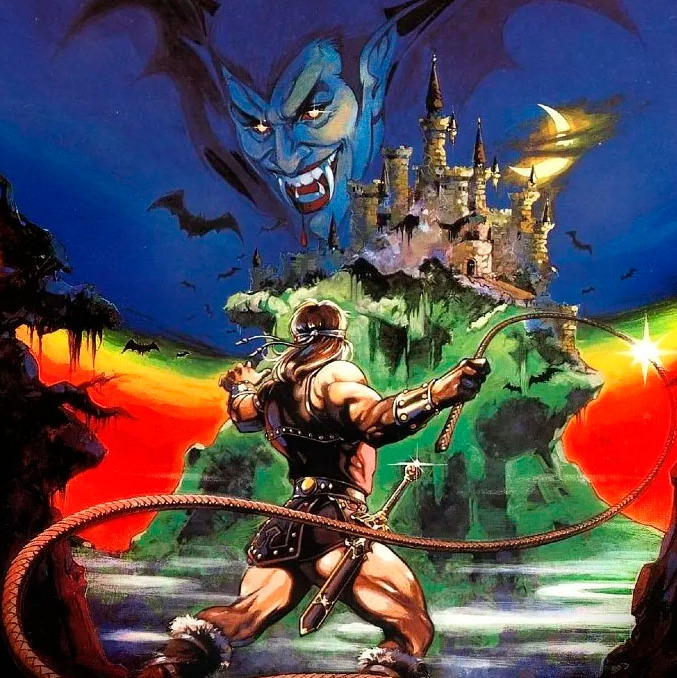 El primer Castlevania lanzado en 1986.