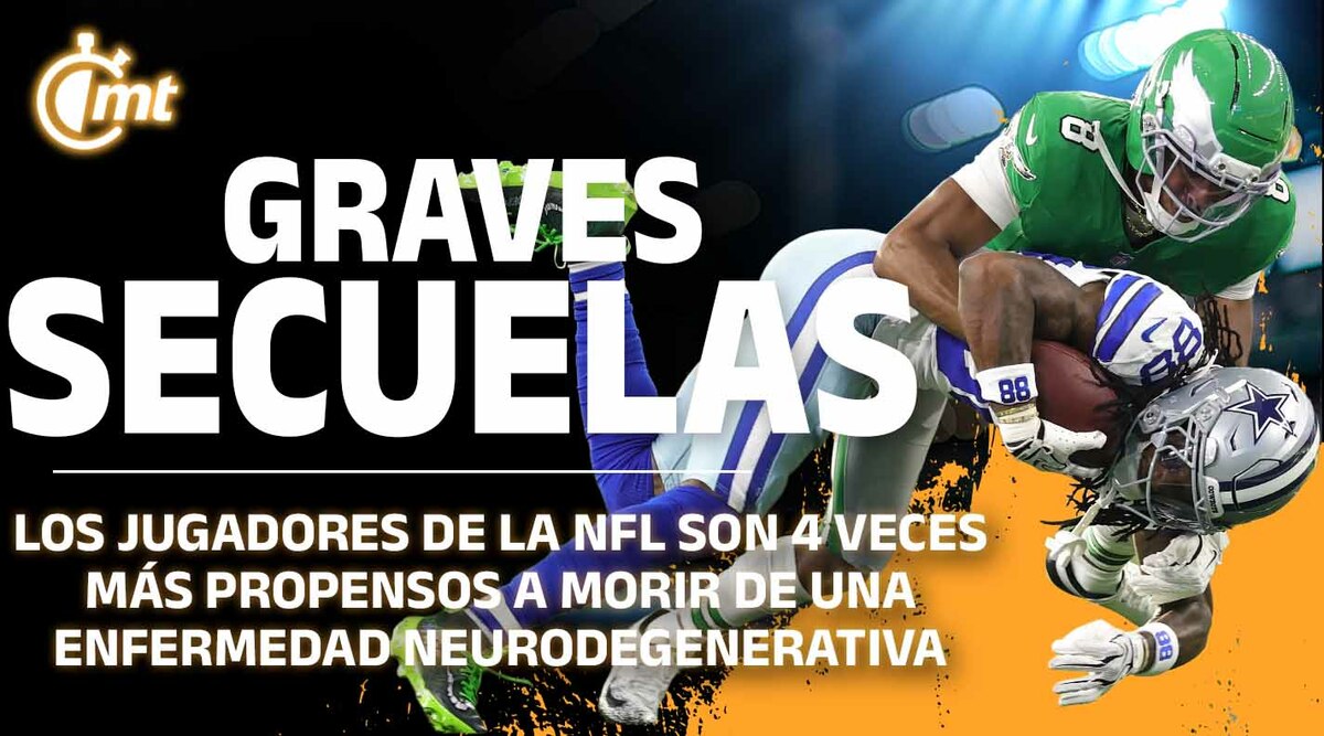 Las duras secuelas de los golpes en la NFL