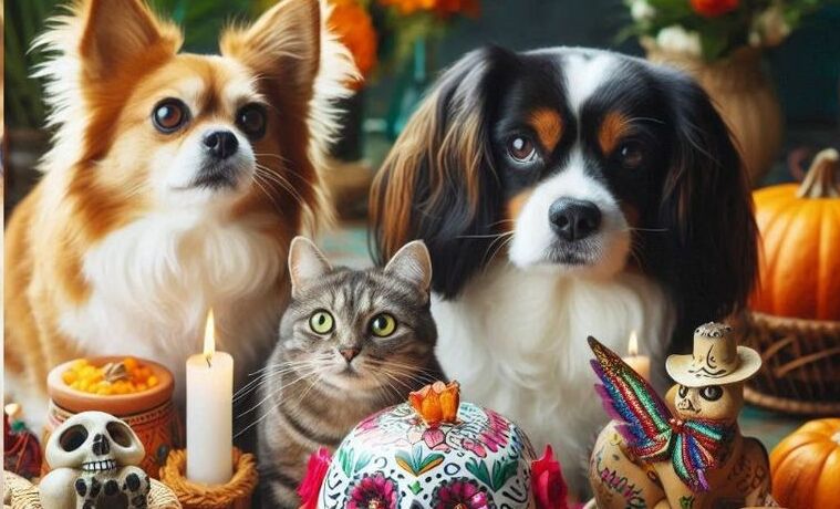 Ofrenda para mascotas Día de Muertos| Foto: Especial