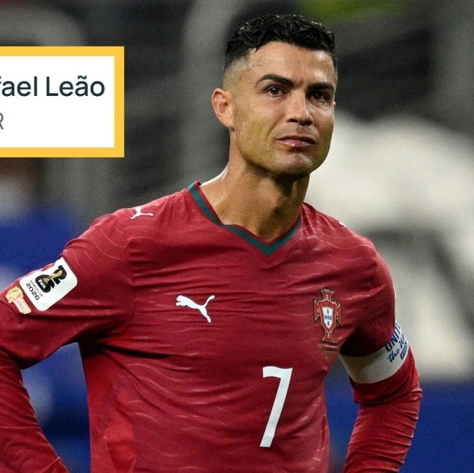 Rafael Leão heredó el 7 de Cristiano Ronaldo en Portugal (Reuters)