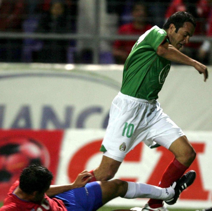 Cuauhtémoc Blanco con el Tri en 2005 (Mexsport)