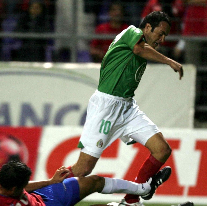 Cuauhtémoc Blanco con el Tri en 2005 (Mexsport)
