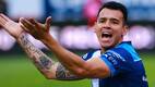Daniel Arreola reacciona durante un partido con el Puebla en su etapa como jugador activo. FOTO: Imago7