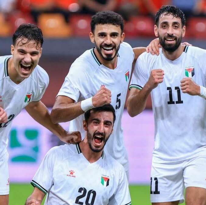 Palestina llegó a cuatro partidos sin perder (@Palestine_fa)
