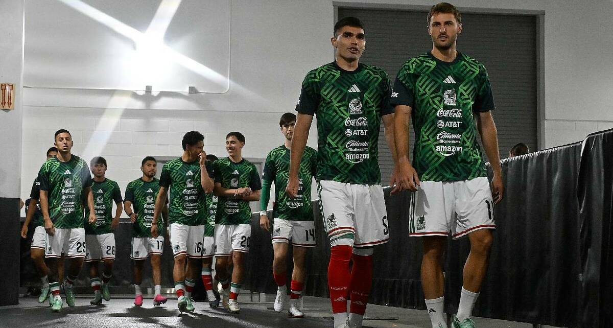 Jugadores de la Selección Mexicana previo a un partido de Fecha FIFA en la nueva era de Rafa Márquez. FOTO: Imago7
