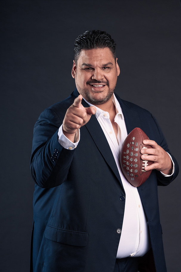 Mauricio "Tyson" López fue jugador de la NFL. (Foto: Cortesía FOX)
