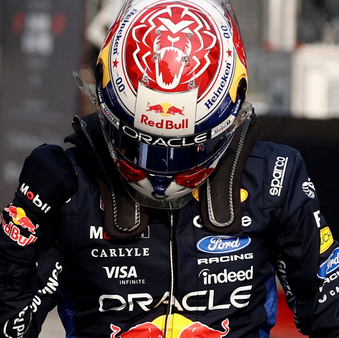 Max Verstappen se llevó la pole en el GP de Bahréin. (Foro: Reuters)