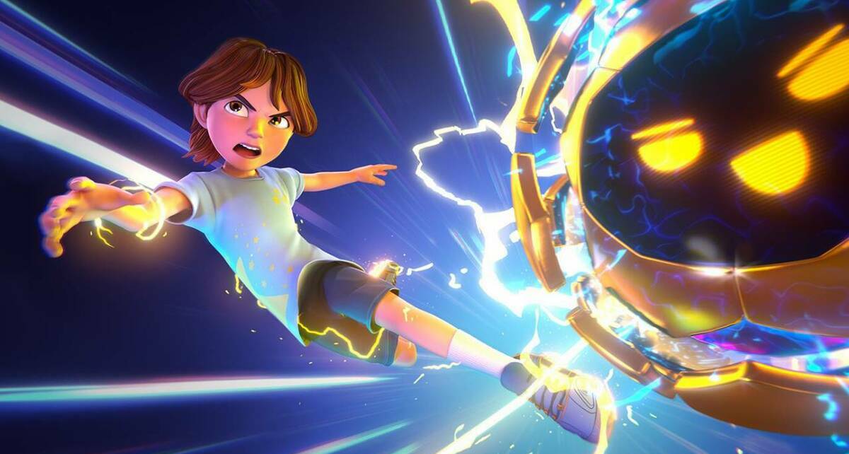 La serie animada 'Messi y los Gigantes' está inspirada en la estrella del futbol argentino. FOTO: Disney