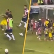 El Chivas Impulsora vs América Buenavista terminó en bronca (Captura X)