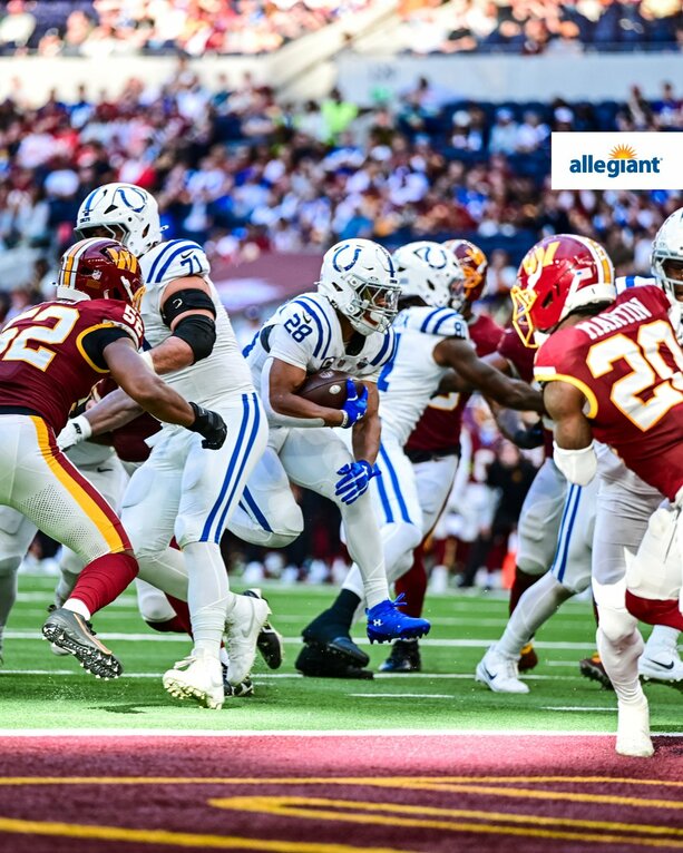 Colts se impuso en Londres a los Commanders / X: Colts