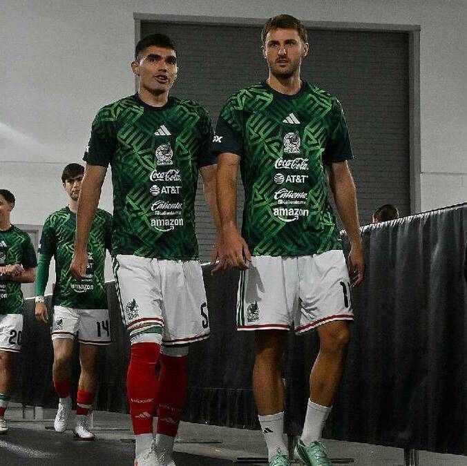 Jugadores de la Selección Mexicana previo a un partido de Fecha FIFA en la nueva era de Rafa Márquez. FOTO: Imago7