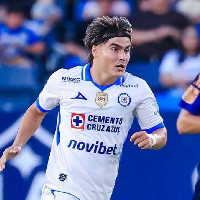 Luka Romero durante el partido entre LA Galaxy y Cruz Azul en Carson, California. FOTO: @cruzazul