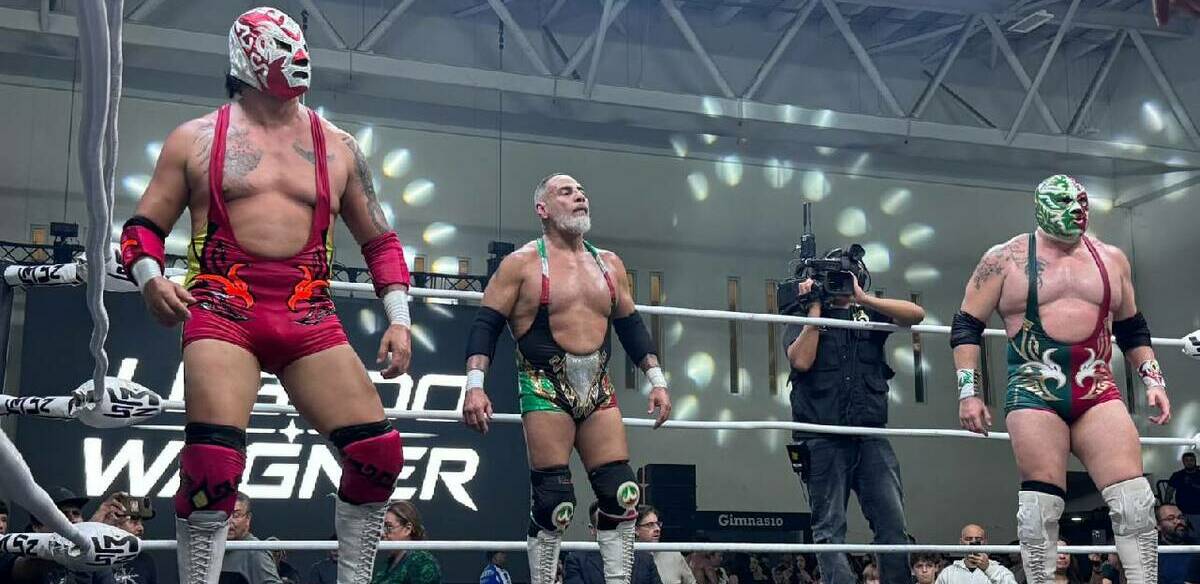 Rey Wagner y su legado, así como LM52, conquistaron al público de Monterrey . FOTO: Erick González