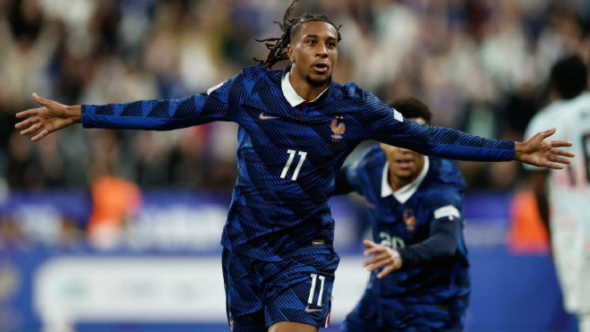 Olise participó en la remontada de Francia ante Bélgica / Reuters
