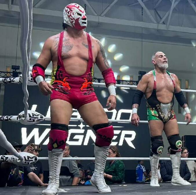 Rey Wagner y su legado, así como LM52, conquistaron al público de Monterrey . FOTO: Erick González
