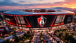 Atlas construirá su estadio sobre terrenos de la UdeG. (Imagen IA)