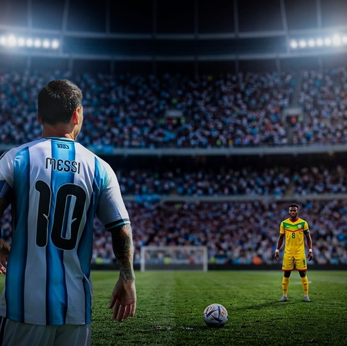 Benín, rival de Argentina en último partido de Messi con Argentina (mediotiempo IA)