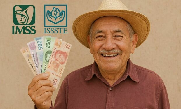 ¿Cuánto dinero recibirán de aguinaldo 2025 los pensionados IMSS e ISSSTE? (Moto y fecha exactos. (FOTO): Especial.