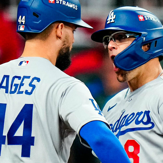 Los Dodgers tomaron ventaja de 2-1 en la Serie Divisional ante Braves. (Foto: X/Dodgers)