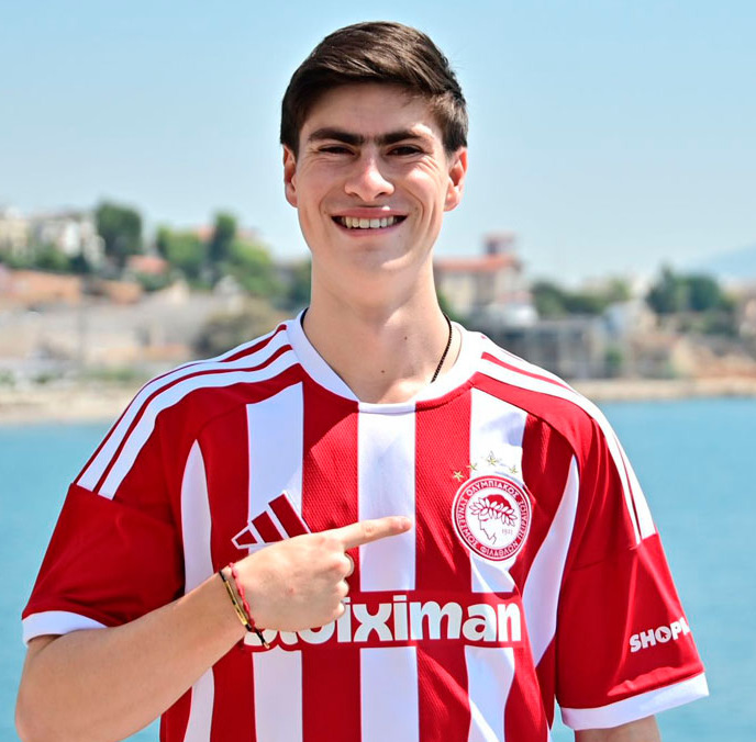 La Hormiga González podría debutar con Olympiacos este fin de semana. (Foto: Olympiacos)