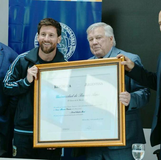 Leo Messi recibió un nuevo galardón (@Argentina)