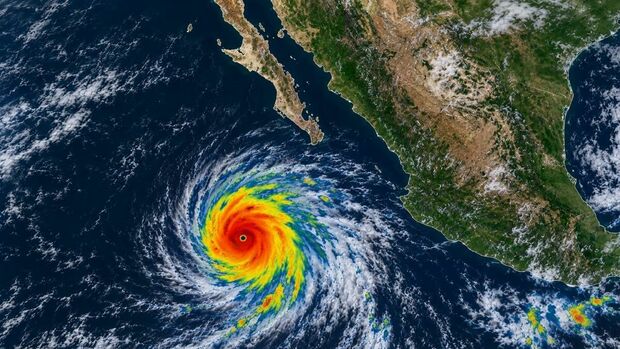 Esta es la trayectoria del huracán 'Rachel' y los estados más afectados. (Foto: ChatGPT).