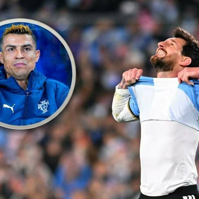 CR7 se acordó de su histórico rival (Reuters)