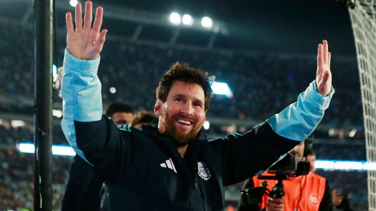 El Estadio Monumental se le entregó a Messi (Reuters)