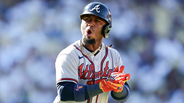 Ozzie Albies y los Braves quieren salvar su temporada ante los Dodgers. (Foto: MLB.com)