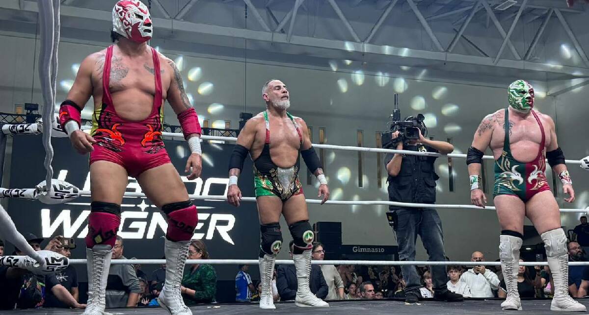 Rey Wagner y su legado, así como LM52, conquistaron al público de Monterrey . FOTO: Erick González
