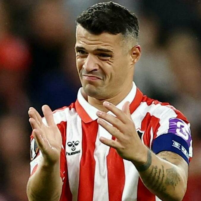 Granit Xhaka recibe sanción por certificado falso de Covid-19. FOTO: Reuters