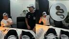 Checo Pérez le da un tremendo susto a Valtteri Bottas con una broma en Cadillac. FOTO: Capturas