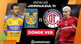 Rivalidades Tigres vs. Toluca Jornada 11 torneo Apertura 2026 Liga MX.