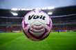 Balón de la Liga MX por la campaña para la concientización del Cáncer de Mama (Imago7)