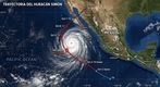 El Huracán Simón intensificó su poder a la categoría 4 y estos estados tendrán condiciones climáticas extremas. (Gemini AI)
