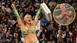 Tiffany Stratton sufrió una escalofriante caída en WWE Money in the Bank 2026 (Fotografías: X @tiffstrattonwwe | Captura de video)