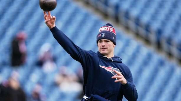 Drake Maye ya pudo entrenar con Patriots / Reuters