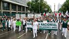 IMSS anunció Marcha Nacional para este 14 de octubre (Imagen creada con IA)