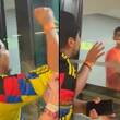 Un nuevo incidente se presentó en la zona Chairman's Club (Captura)