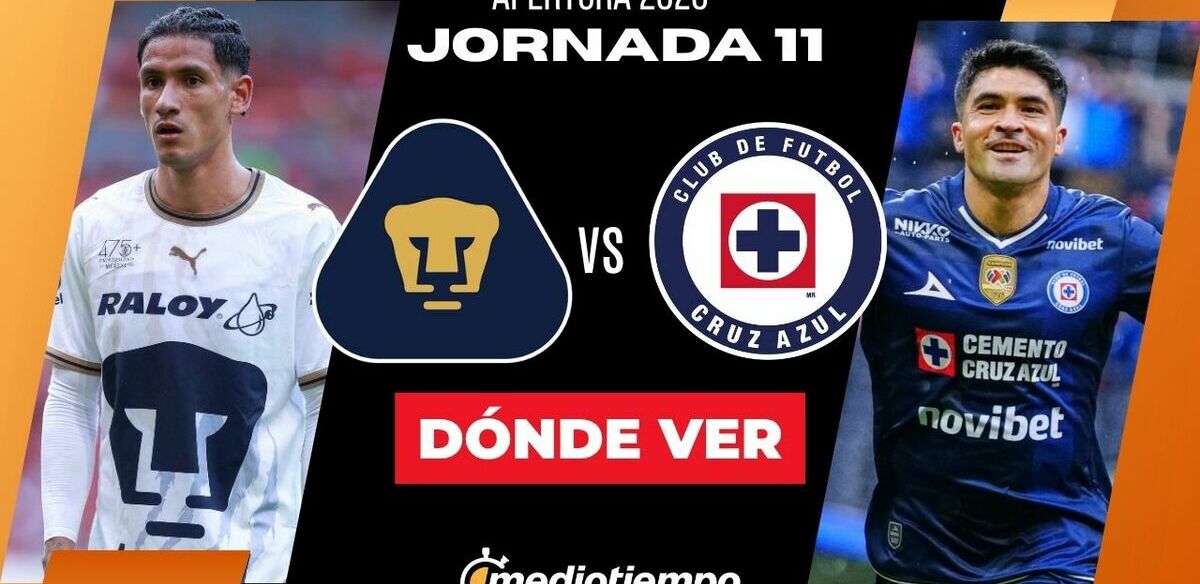 Pumas vs. Cruz Azul: partido Jornada 11 Liga MX Apertura 2026. (Especial).