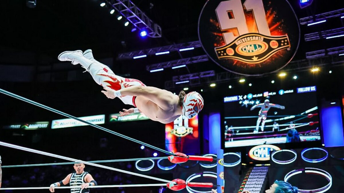 Brillante Jr., luchador del CMLL (Instagram @brillantejr)