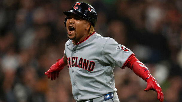 José Ramírez y los Guardians buscan dar el primer paso ante Rays en la SCLA. (Foto: MLB.com)