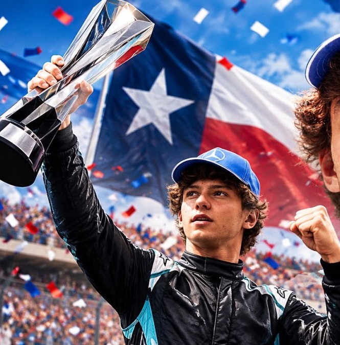 ¿Qué necesita Kimi Antonelli para ser campeón de F1 2026 en Austin? (Imagen creada con ChatGPT)