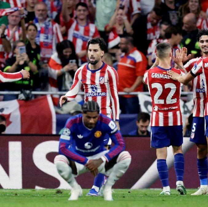Atlético de Madrid se llevó el triunfo sobre Manchester. (foto: Reuters)